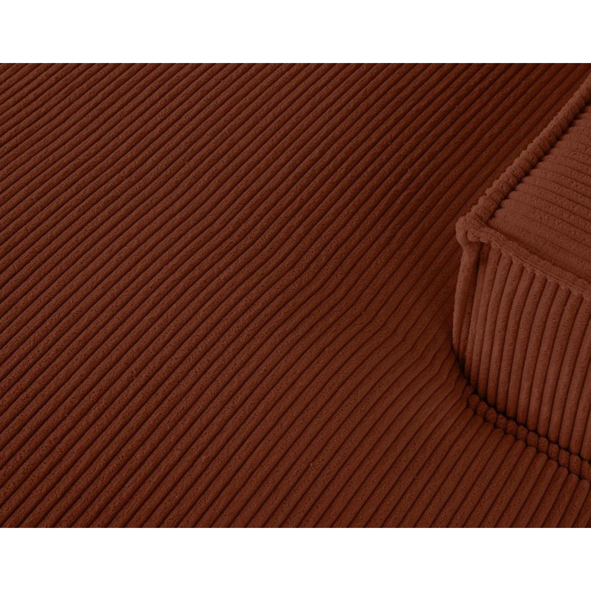 LISA DESIGN Spiaggia - canapé d'angle droit - 5 places - en velours côtelé