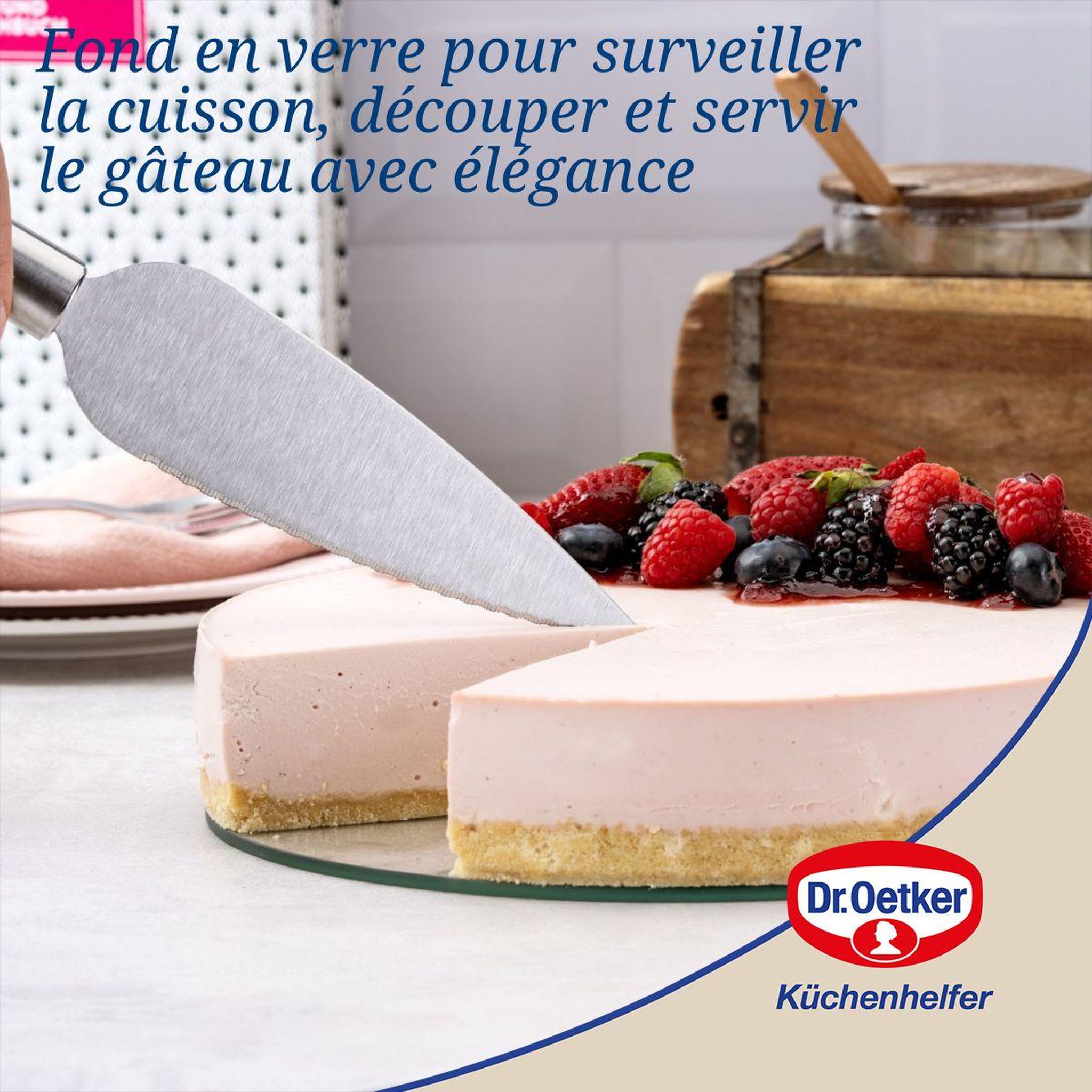 Voir la diapositive 4 : DR.OETKER Moule à manqué à charnière 26 cm dr.oetker tradition