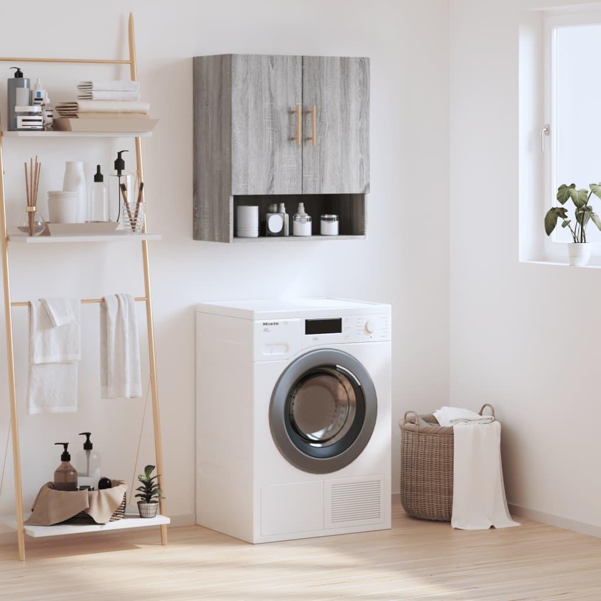 VIDAXL Armoire murale sonoma gris 60x31x70 cm bois d'ingenierie
