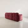 Voir la diapositive 5 : LISA DESIGN Grace - canapé modulable 3 places en velours texturé