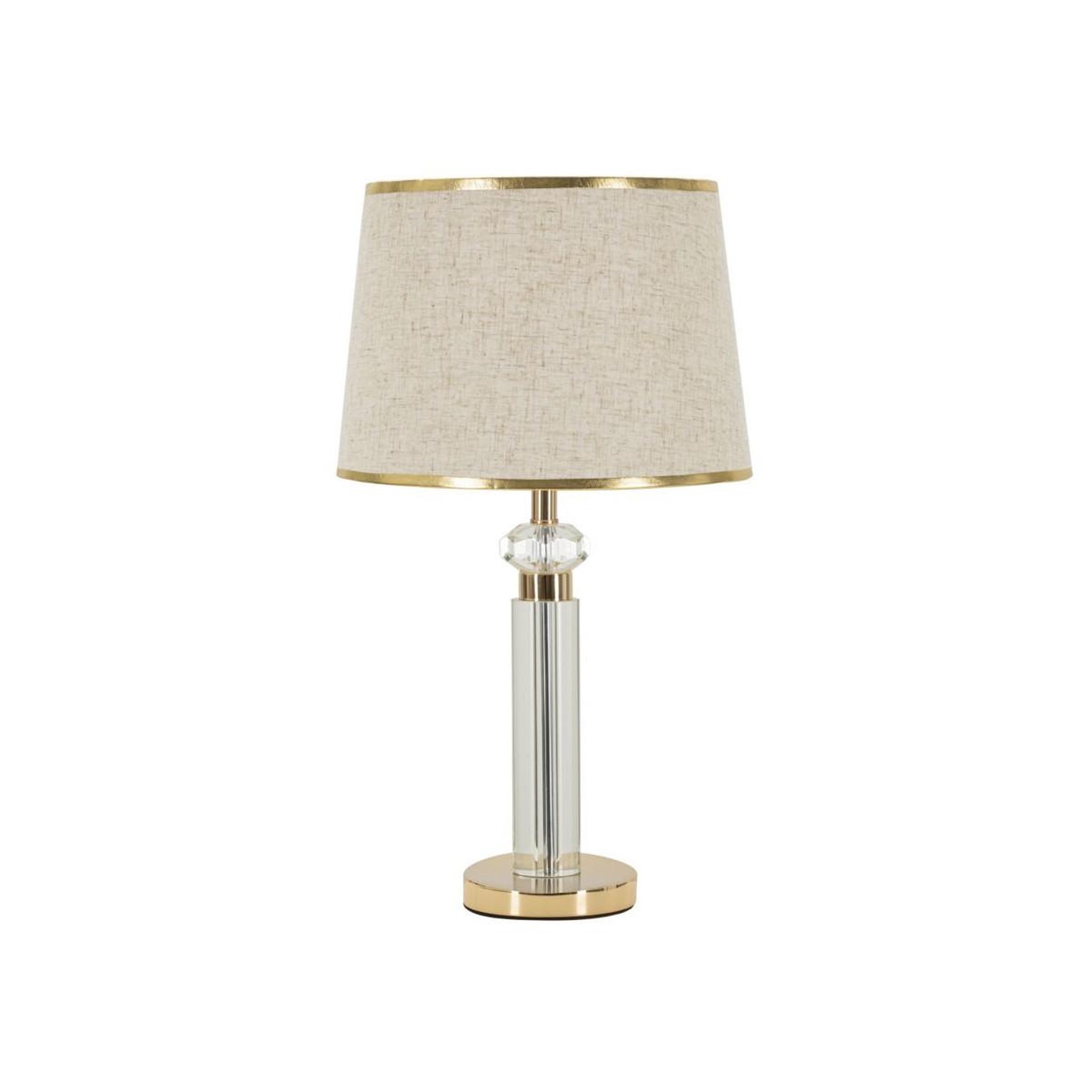 Paris Prix Lampe à poser design en verre  praga  52cm or