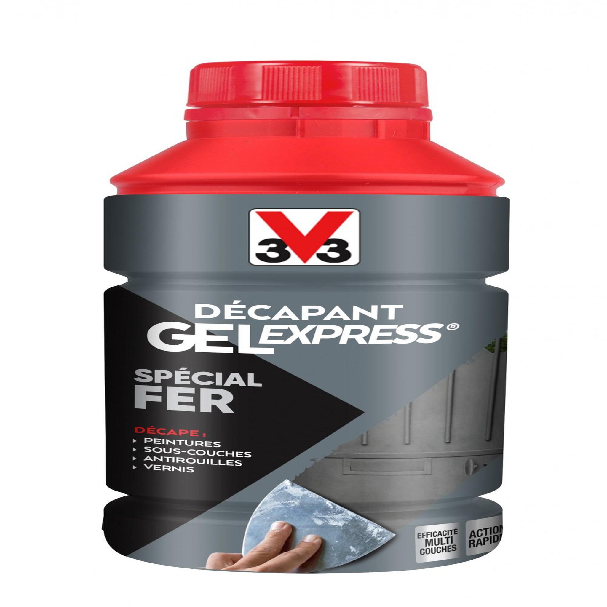 CENTRALE BRICO Décapant fer V33 Gel express, 0.5 l