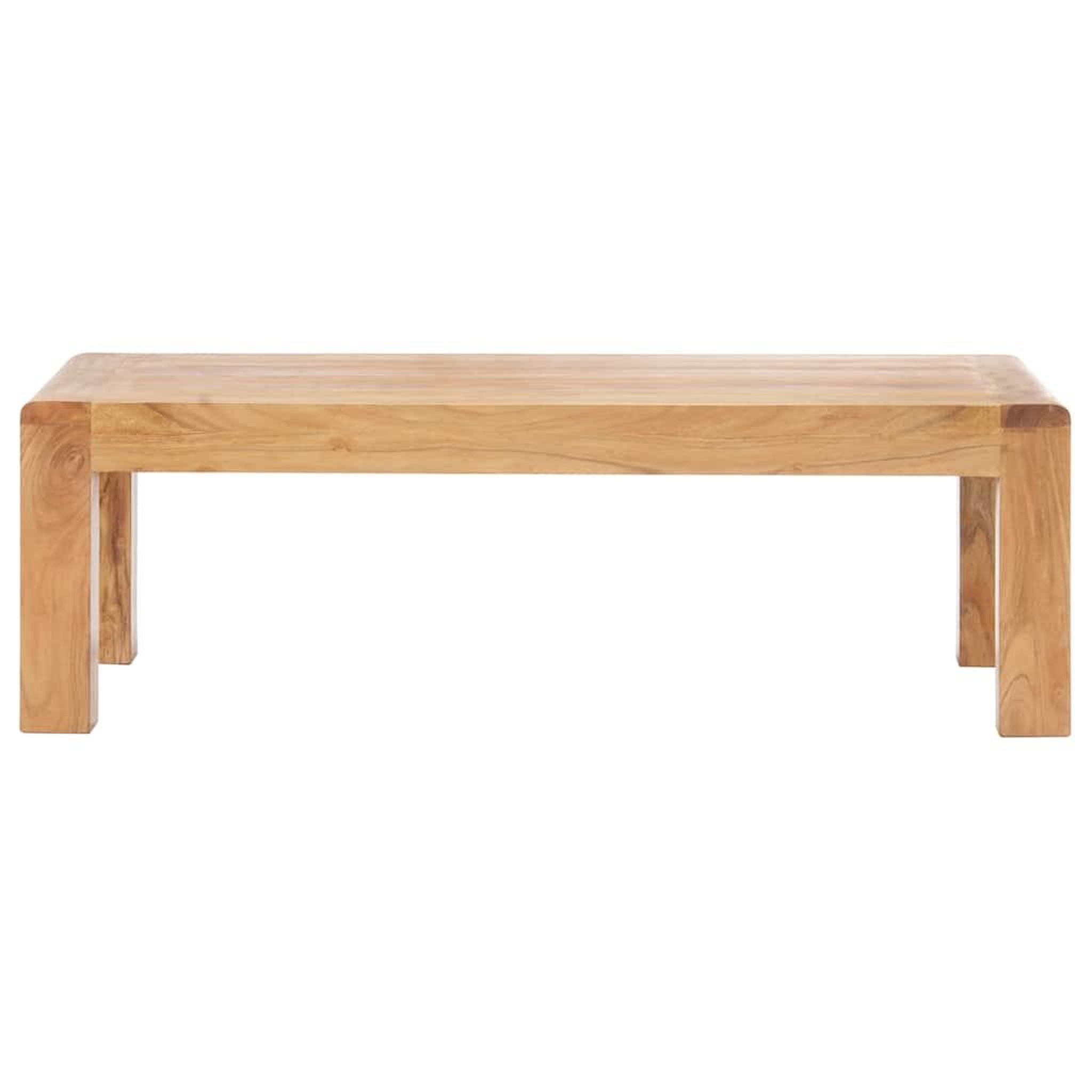 Voir la diapositive 2 : VIDAXL Table basse 110x60x35 cm bois d'acacia massif et finition miel