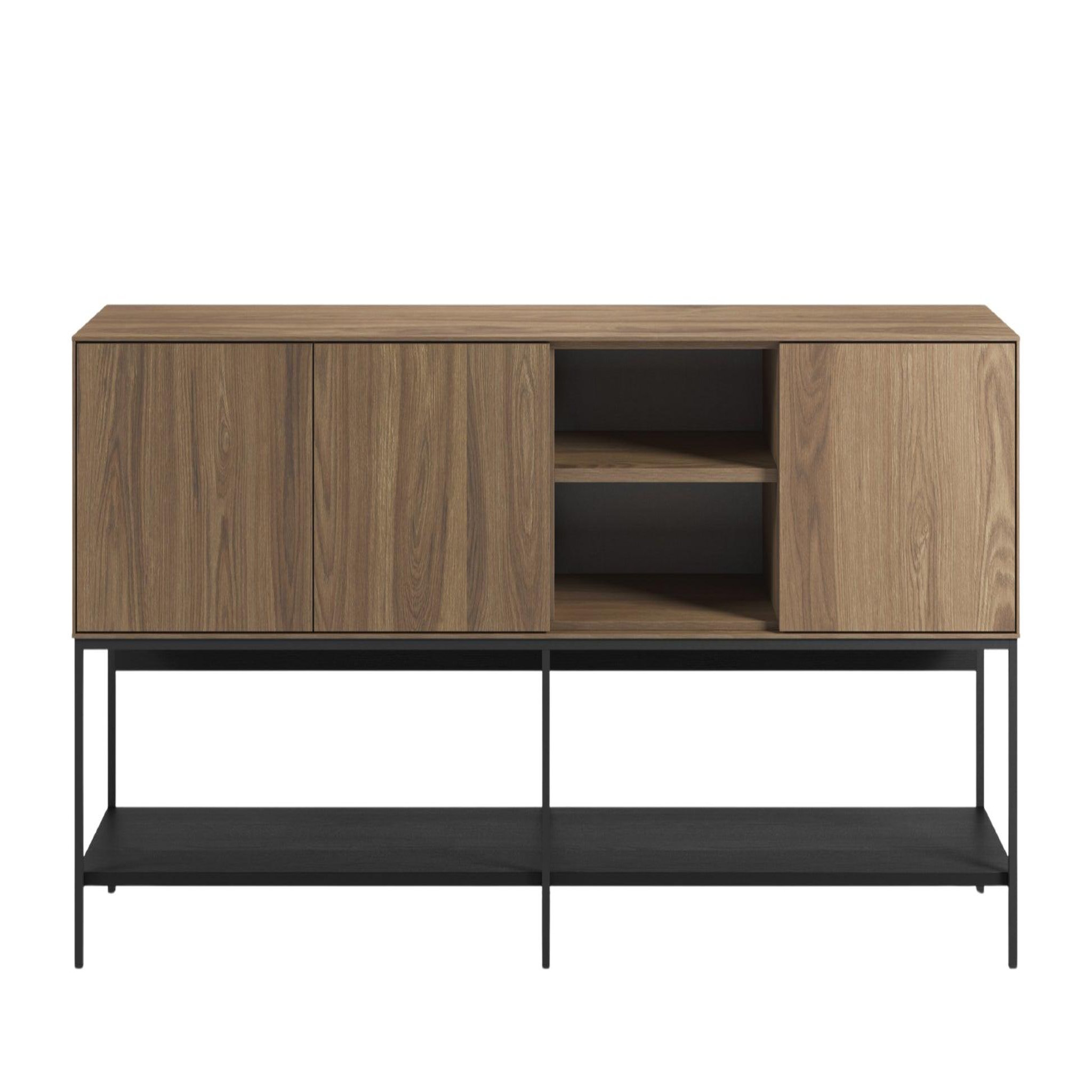 CASANOVA PARIS Tia - buffet 180cm en mélamine chêne clair