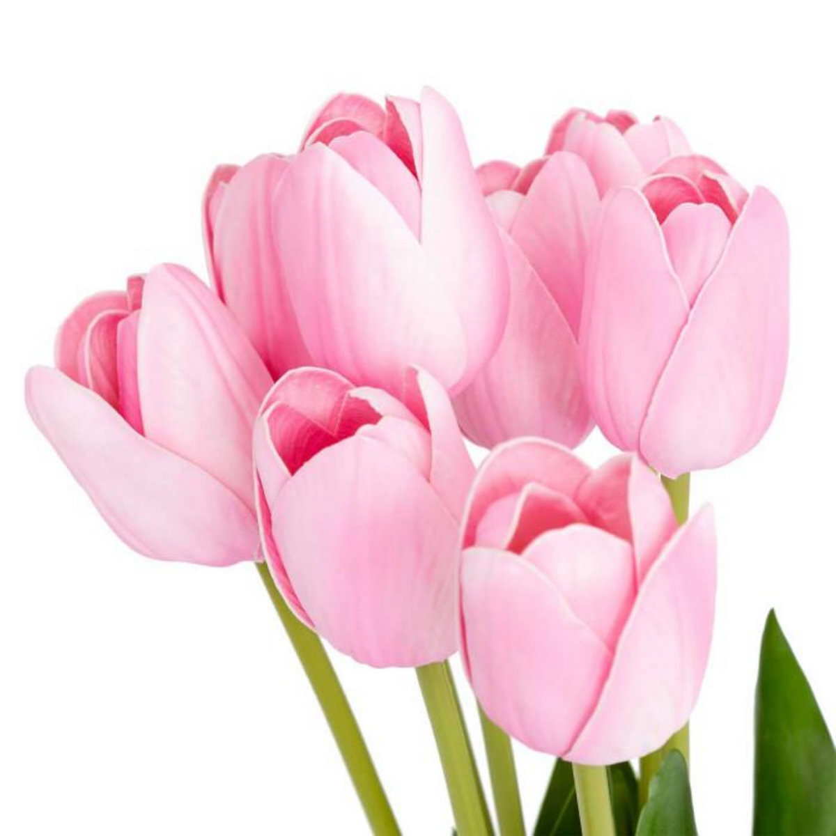 ATMOSPHERA Bouquet de Fleurs Artificielles  Tulipes  48cm Rose