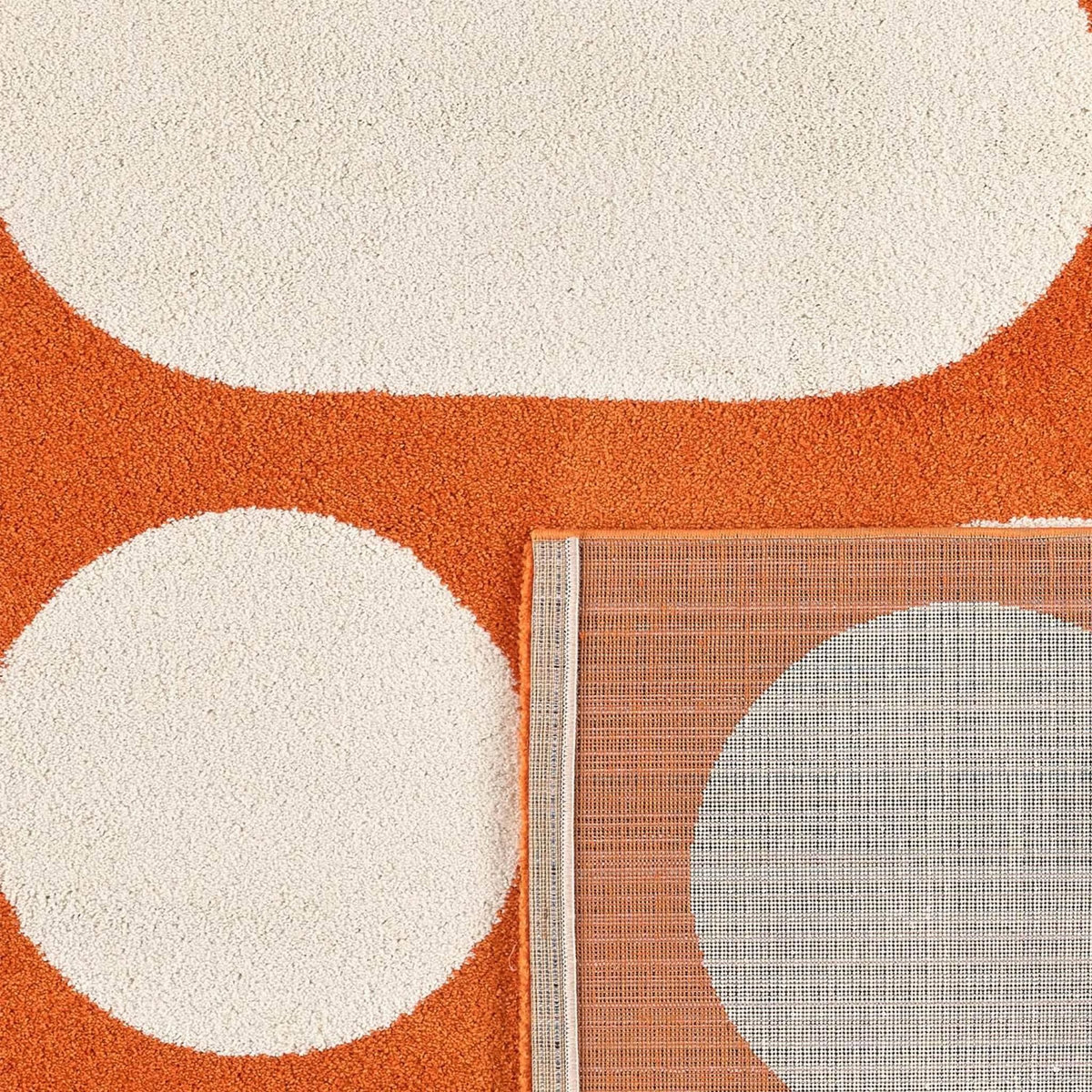 SWEEEK Tapis intérieur JOYCE orange, motif moderne