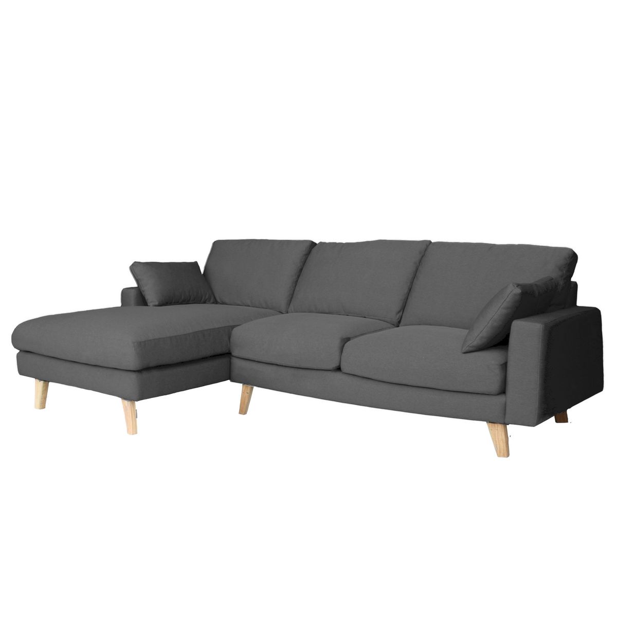 Canapé d'angle gauche fixe 5 places STEPHANE