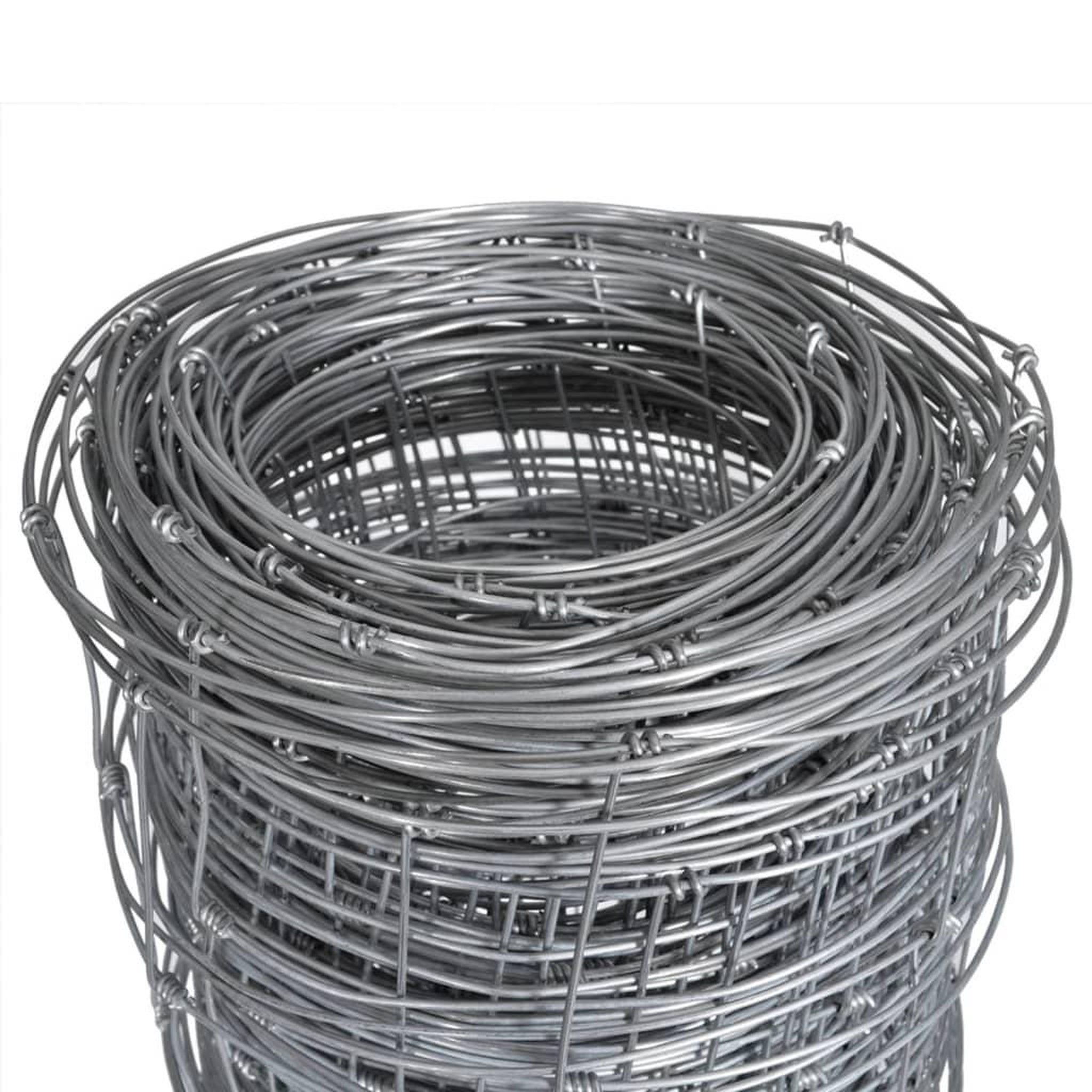 Voir la diapositive 3 : VIDAXL Cloture de jardin Acier galvanise 50x1,5 m Argente