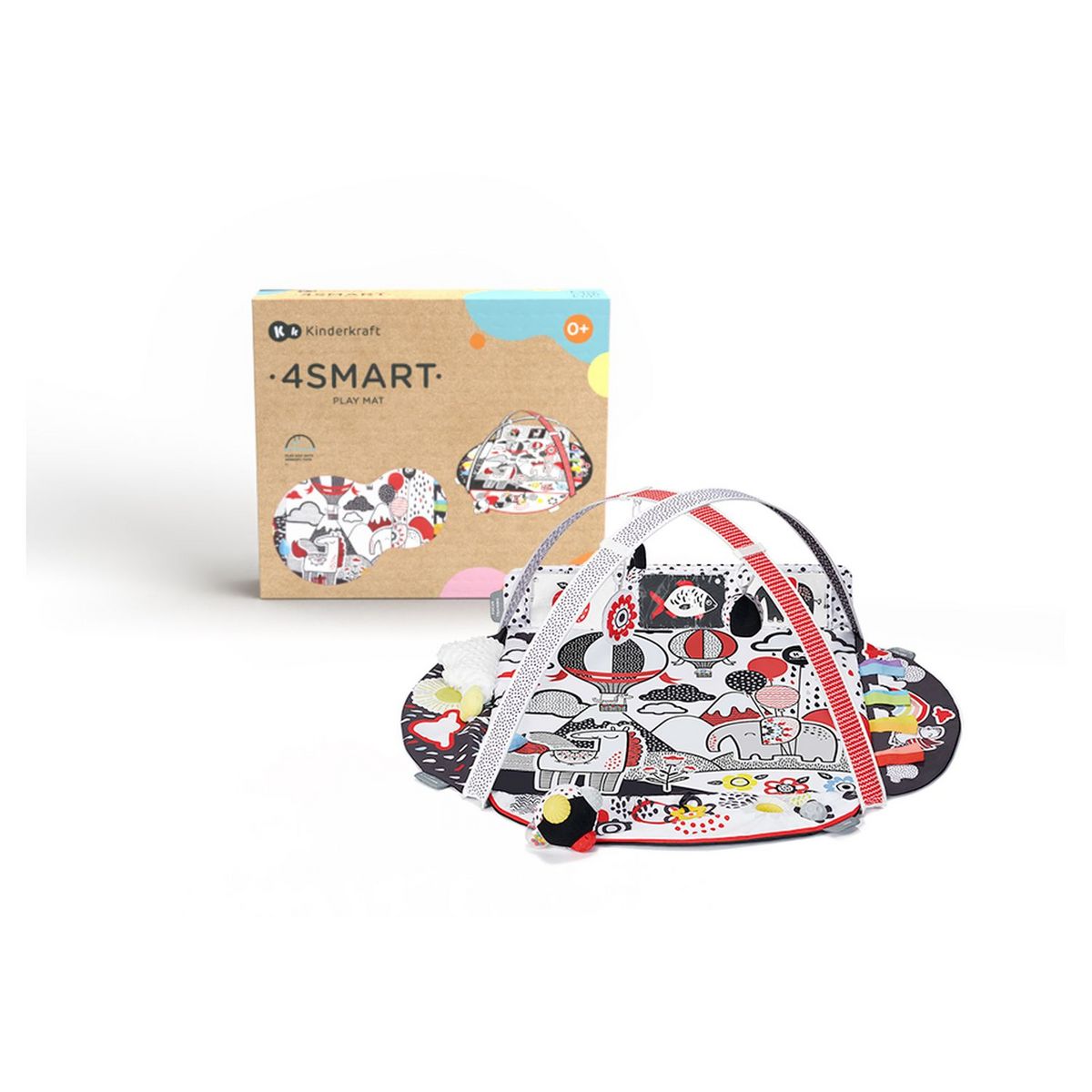 KINDERKRAFT Tapis d'éveil 4SMART multicolore bébé 