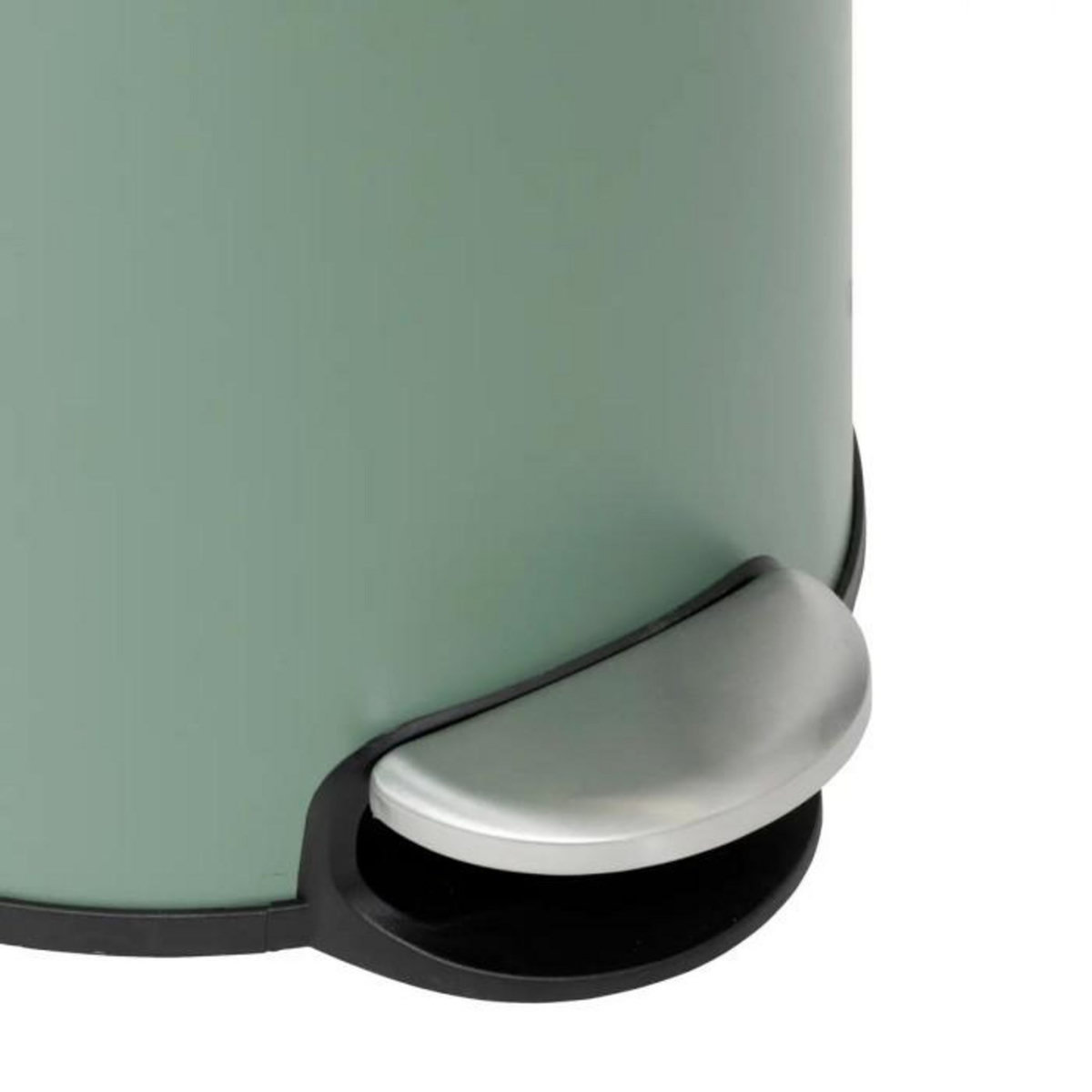 FIVE Poubelle en Métal & Bambou  Natureo  30L Vert