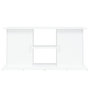 Voir la diapositive 5 : VIDAXL Support pour aquarium blanc 121x41x58 cm bois d ingénierie