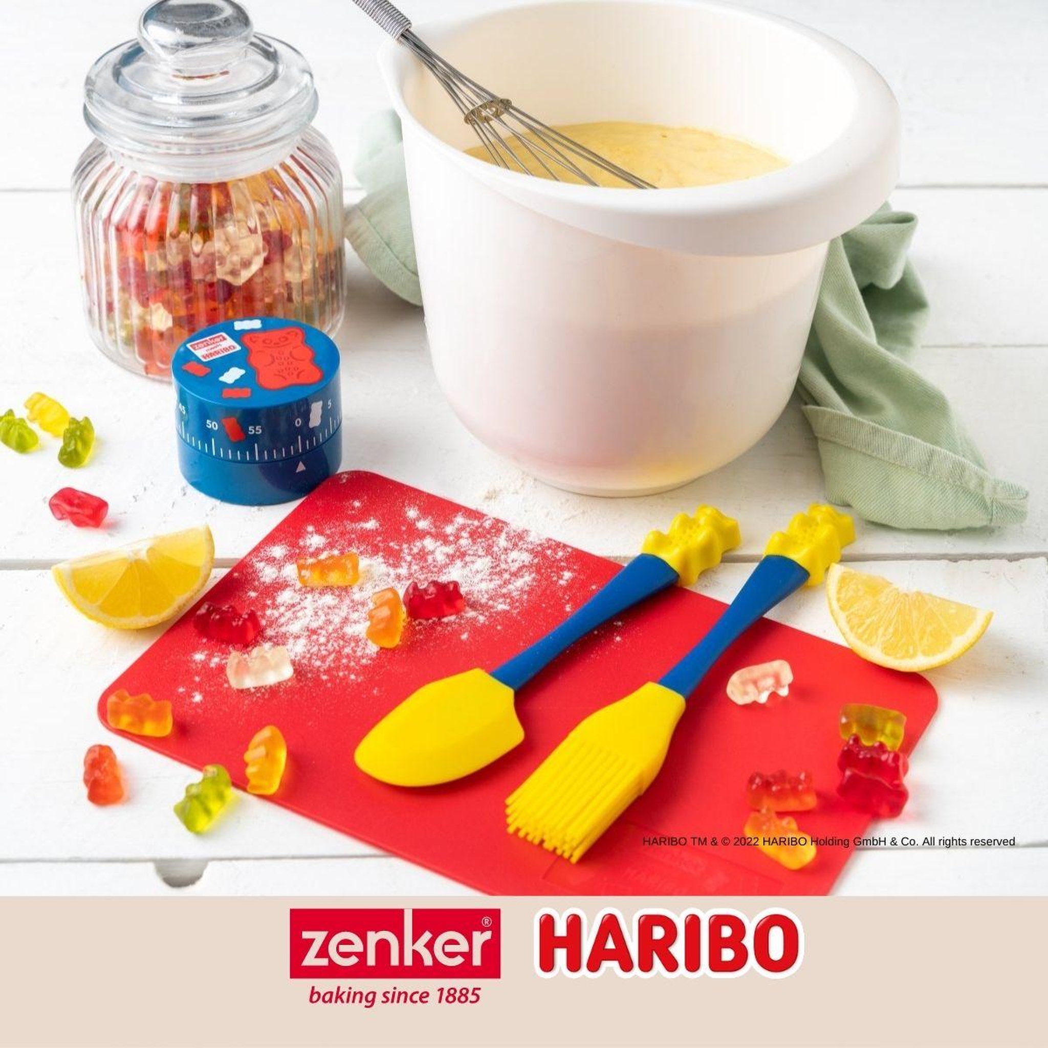 Voir la diapositive 6 : ZENKER Pinceau de cuisine et pâtisserie 19,8 cm en poils silicone zenker haribo