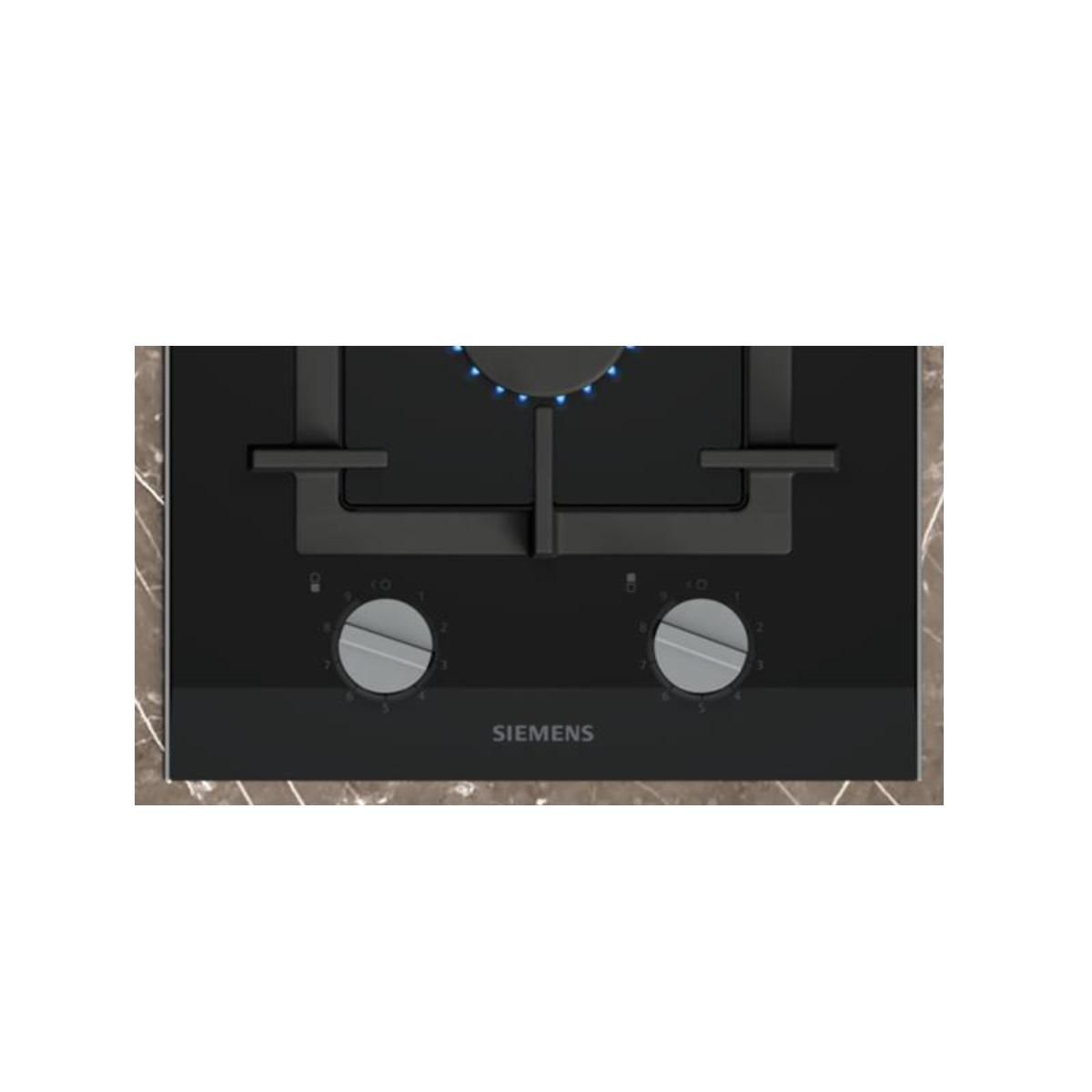 Siemens Domino gaz 30cm 2 feux noir - ER3A6BI40