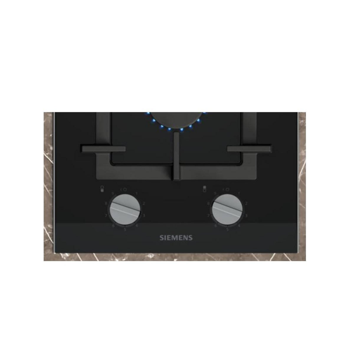 Siemens Domino gaz 30cm 2 feux noir - ER3A6BI40