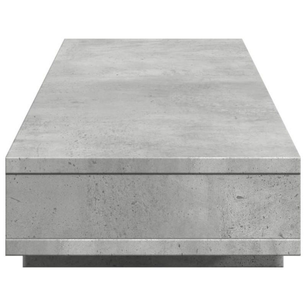 VIDAXL Support de moniteur gris béton 100x27x15 cm bois d ingénierie