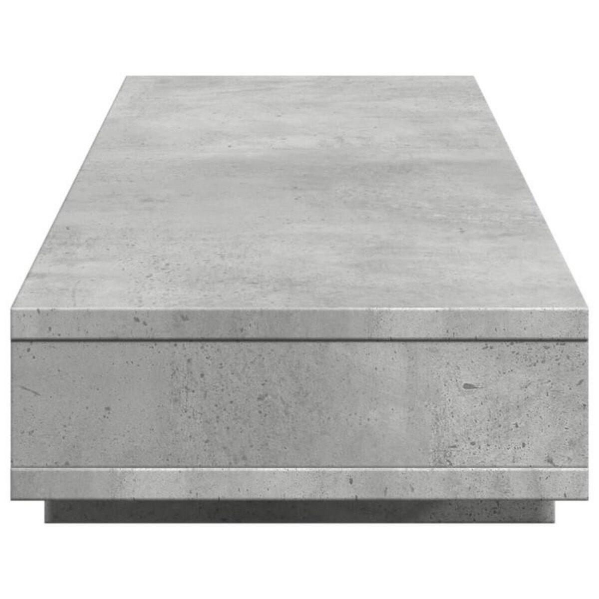 VIDAXL Support de moniteur gris béton 100x27x15 cm bois d ingénierie