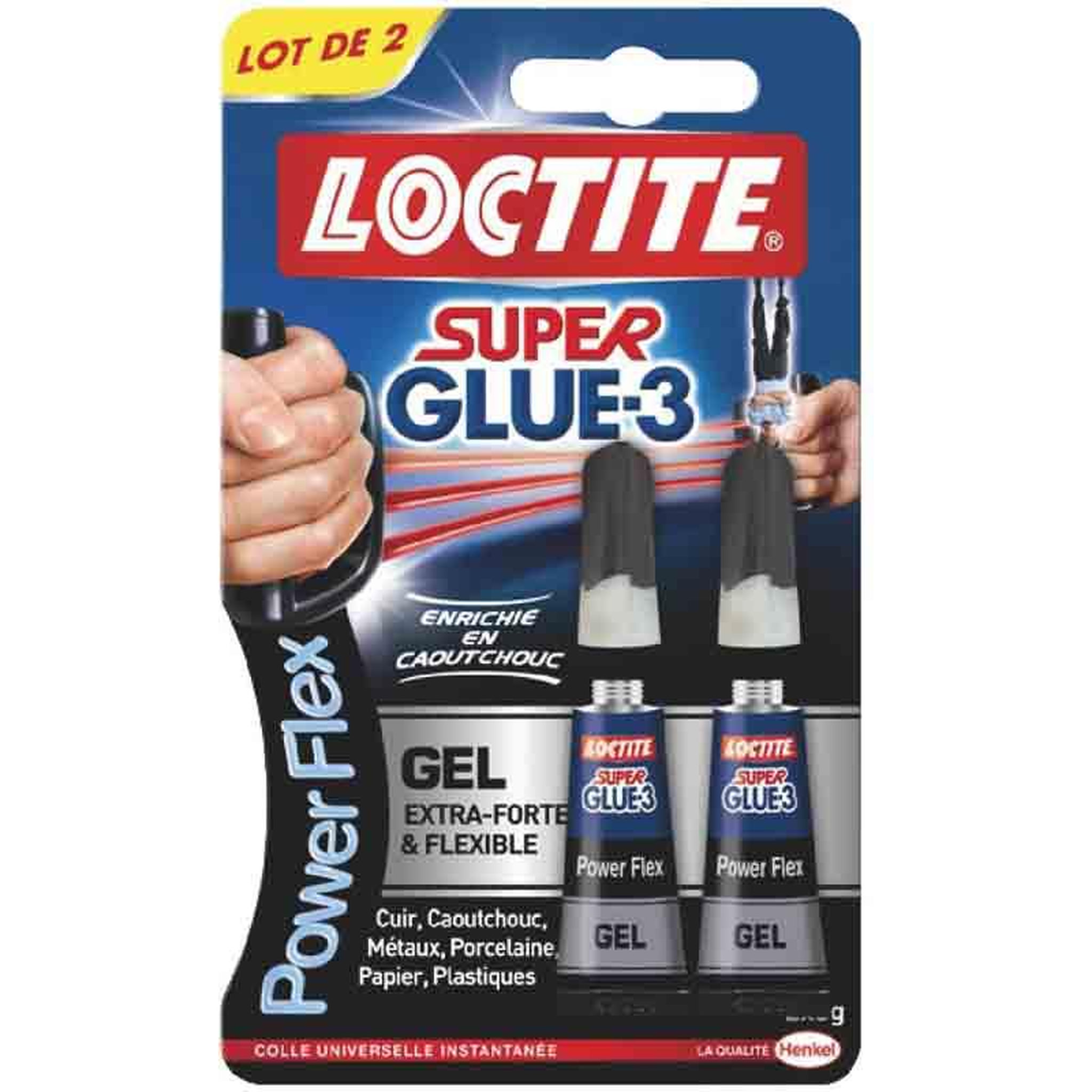 Loctite Super Glue 3 power Flex 2 x 3 g