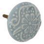 Voir la diapositive 2 : ATMOSPHERA Lot de 2 Boutons de Meuble  Aniya  4cm Bleu