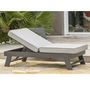 Voir la diapositive 4 : DCB GARDEN Salon bas de jardin en angle - 5/6 places - Aluminium - Anthracite