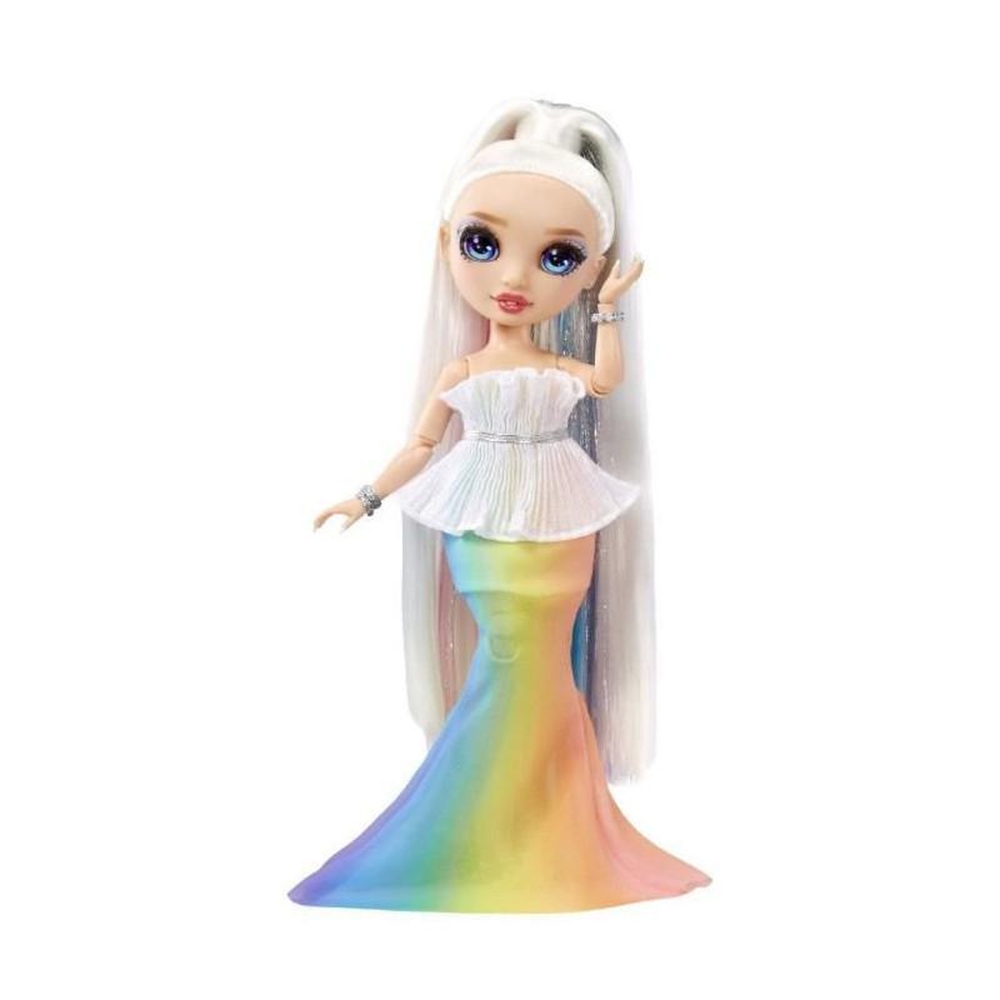 Voir la diapositive 2 : Rainbow Rainbow High Tentpole PR Theme Doll - RAINBOW - 1 robe de Gala et 1 tenue decontractée + accessoires et carnet de croquis