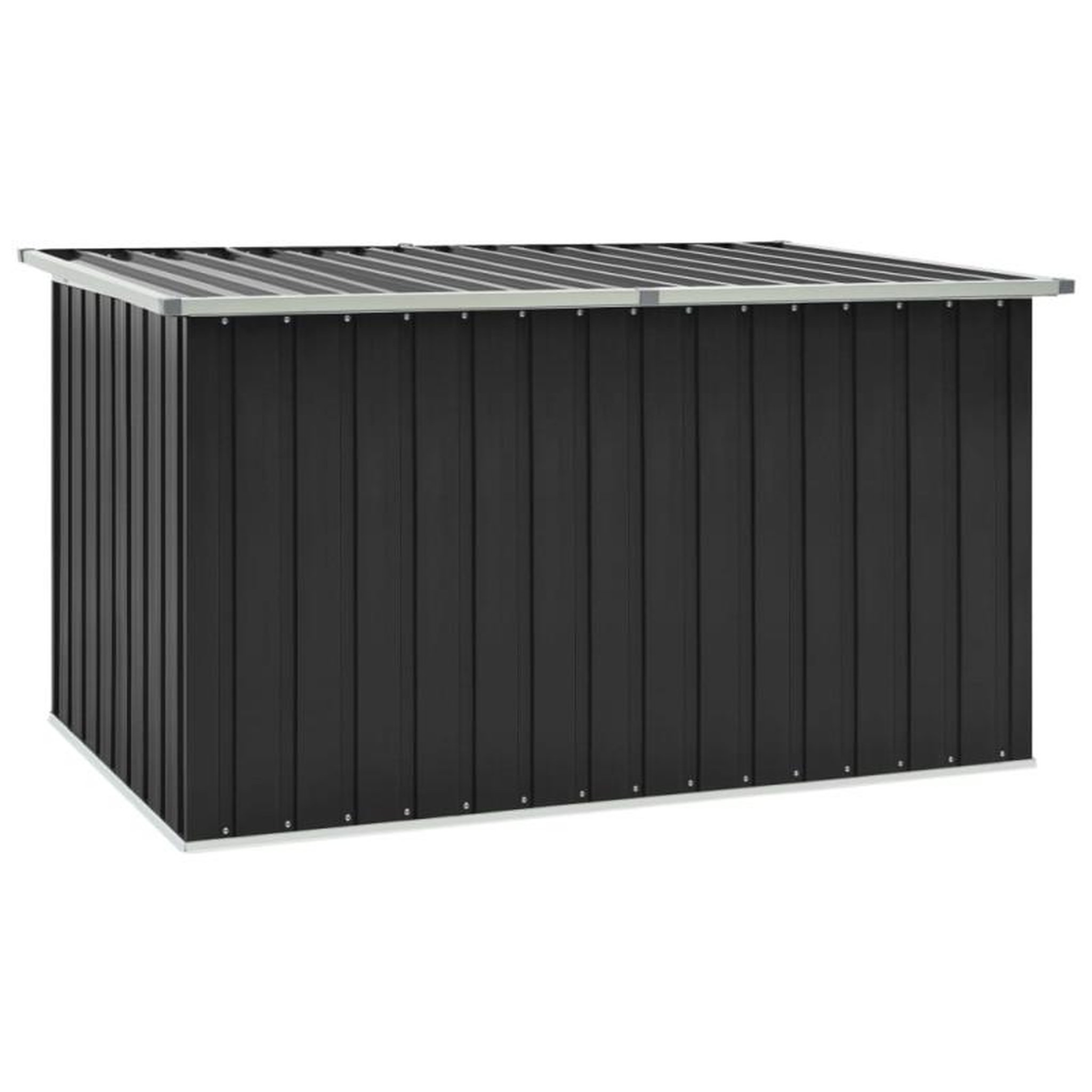 Voir la diapositive 1 : VIDAXL Boîte de rangement de jardin Anthracite 171x99x93 cm