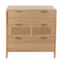 Voir la diapositive 2 : Paris Prix Buffet 3 Tiroirs en Bois  Nivelo  90cm Naturel