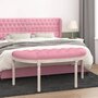 Voir la diapositive 1 : VIDAXL Banc Rose 110,5x45x49 cm Velours