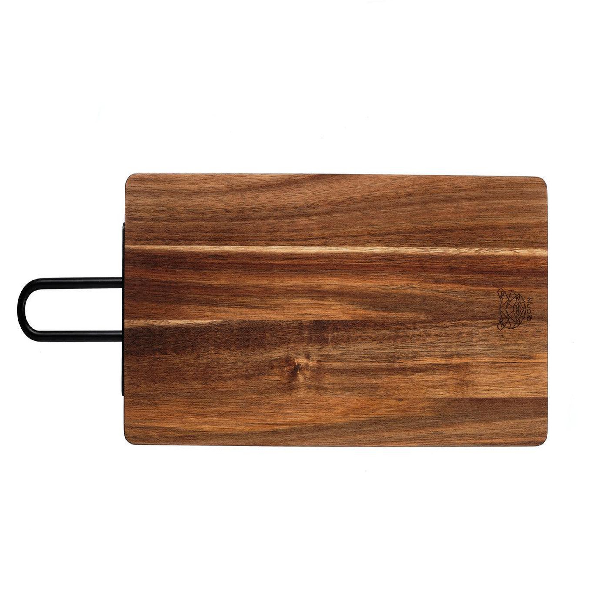 Voir la diapositive 3 : BJORN Planche à découper en bois d'acacia STINE - 39 x 19cm