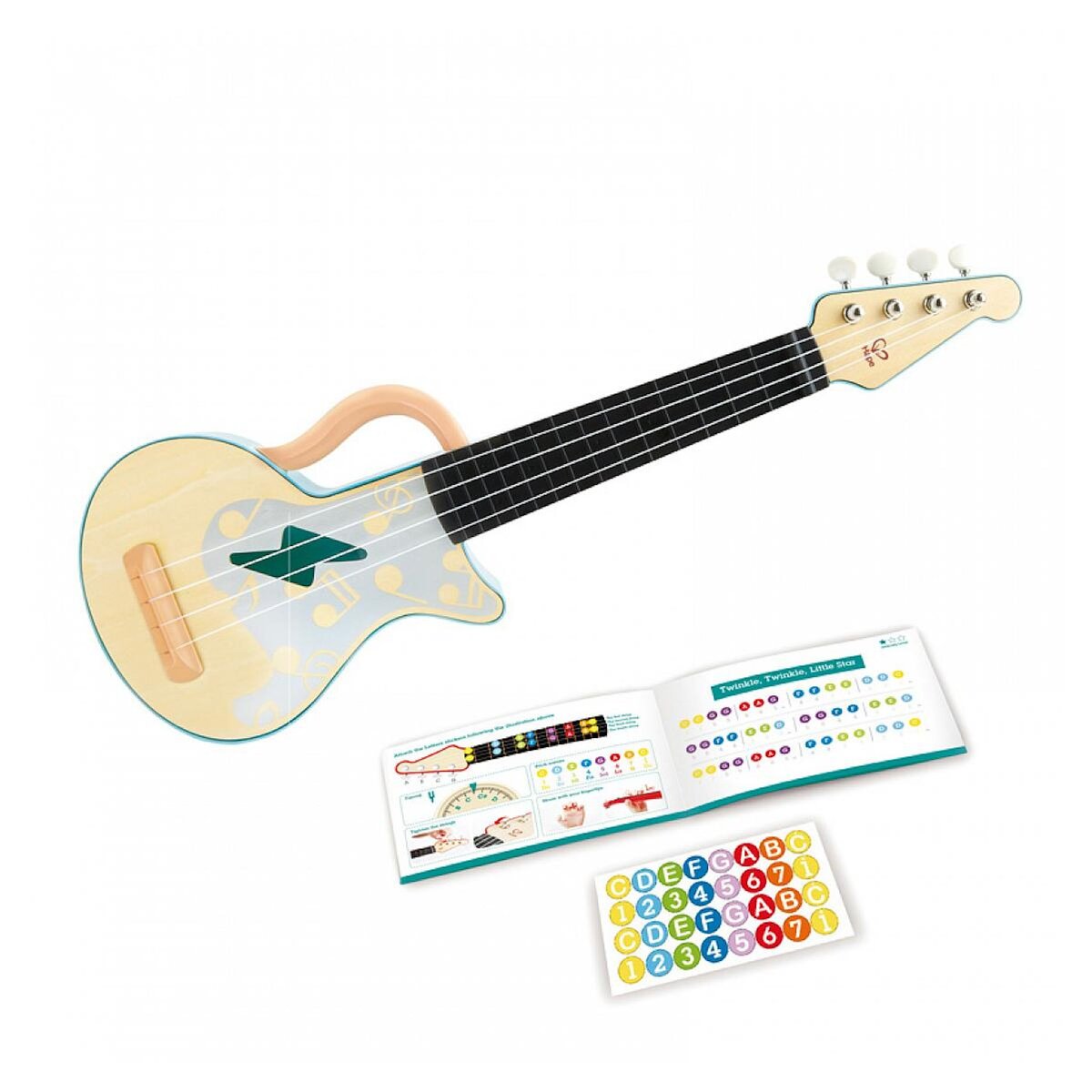 Hape Ukulele rock  avec partitions