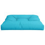 Voir la diapositive 5 : VIDAXL Coussin de palette turquoise 80x80x12 cm tissu