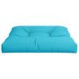 Voir la diapositive 5 : VIDAXL Coussin de palette turquoise 80x80x12 cm tissu