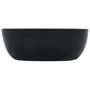 Voir la diapositive 3 : VIDAXL Lavabo 42,5x42,5x14,5 cm Ceramique Noir