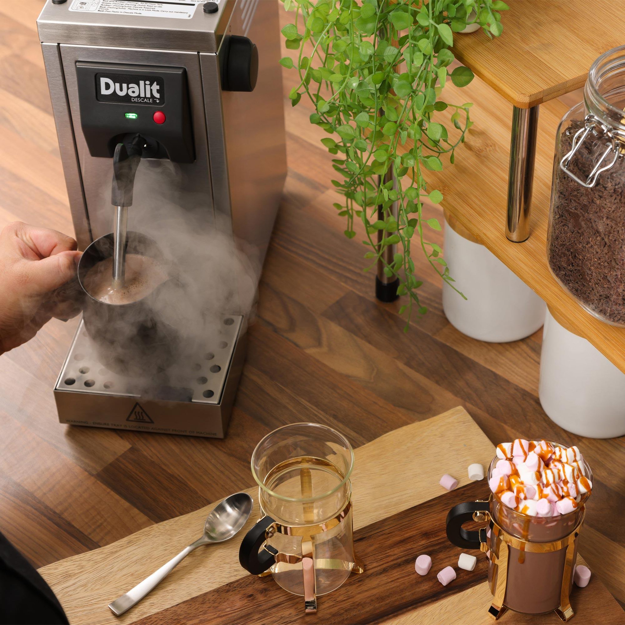 Voir la diapositive 5 : Dualit Steamer à lait 850 ml acier inoxydable brossé - 84851
