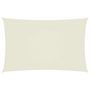 Voir la diapositive 2 : VIDAXL Voile de parasol tissu oxford rectangulaire 5x8 m creme
