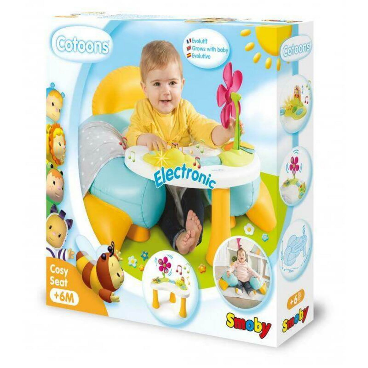 SMOBY BSB COTOONS COSY BABY SEAT