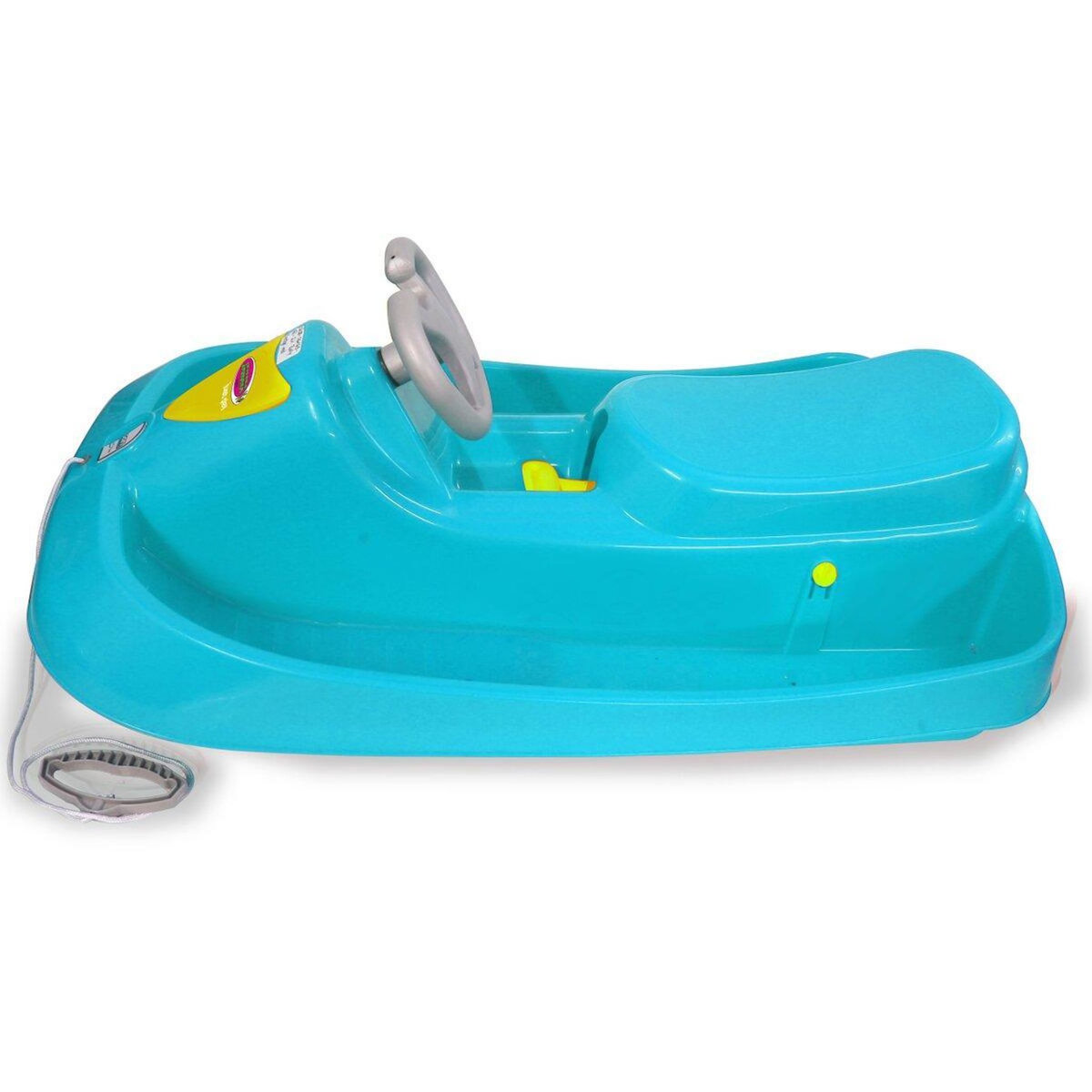 Jamara Snow Play Bob Ralley 100 cm bleu avec volant et frein