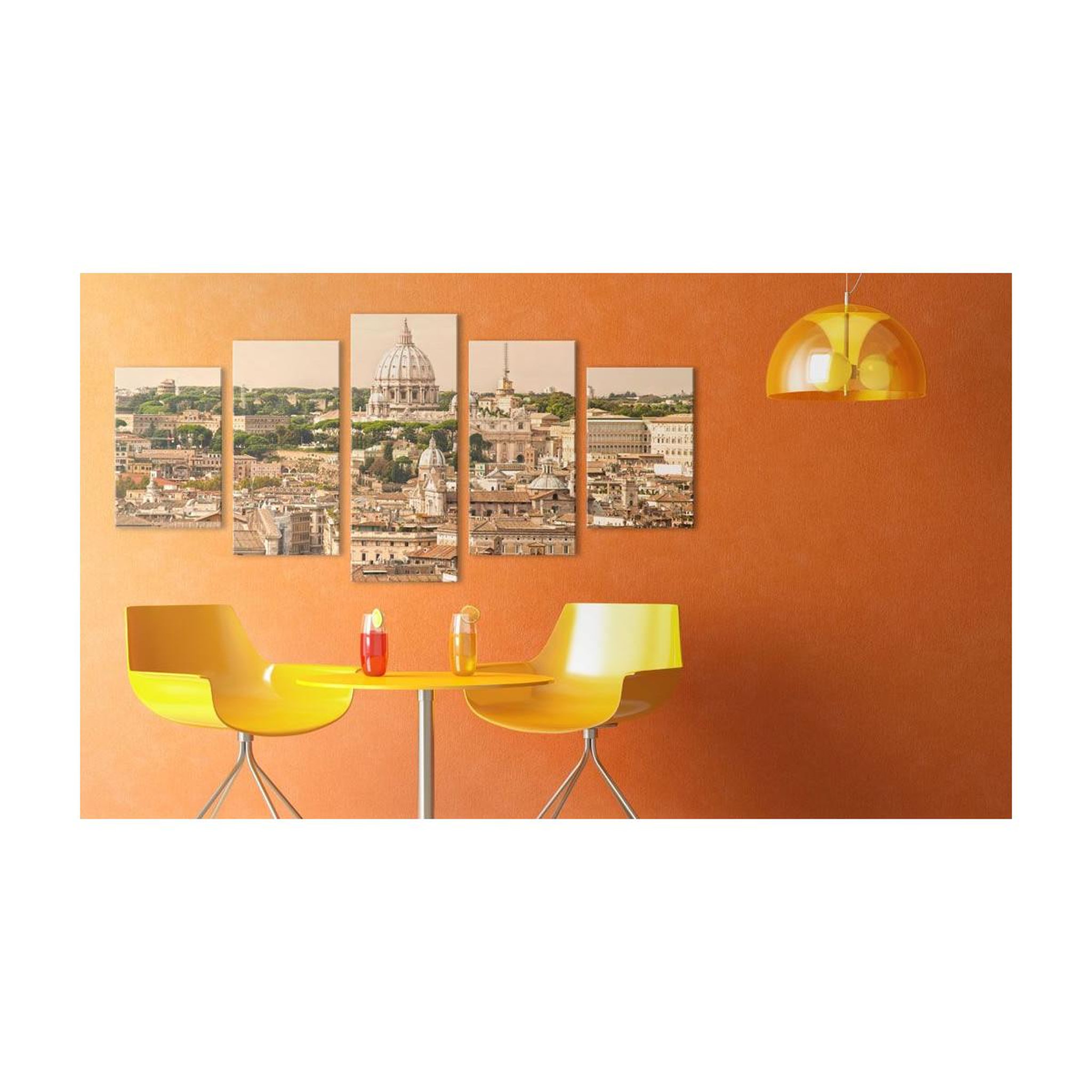 Voir la diapositive 2 : Paris Prix Tableau Imprimé  Toits de la Ville Eternelle