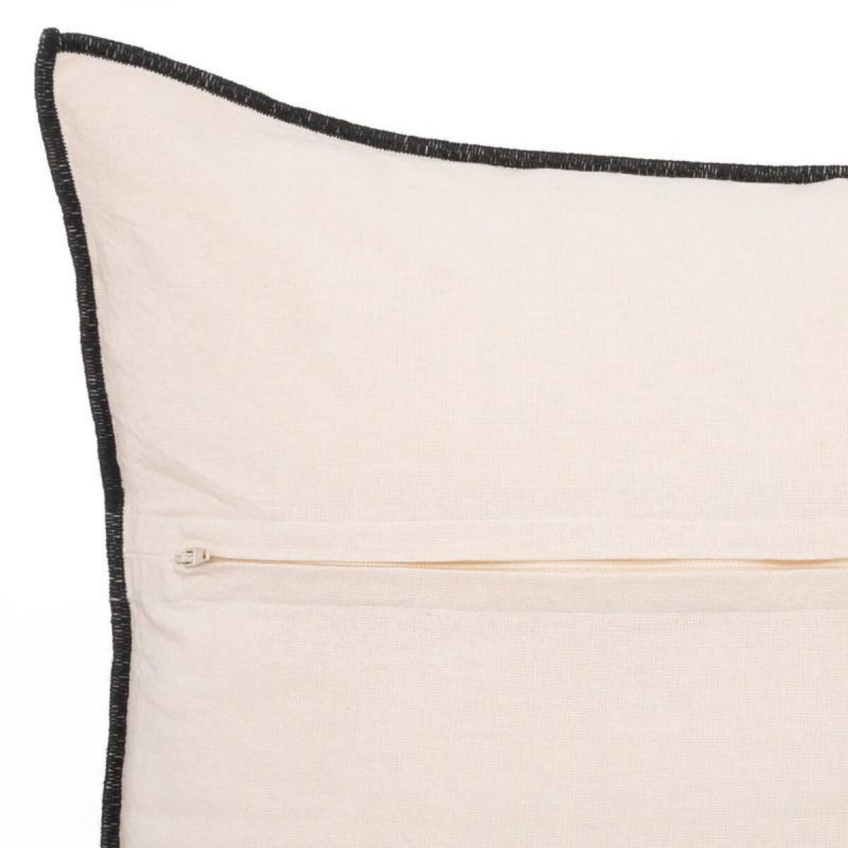 ATMOSPHERA Coussin Coton et Lin déhoussable  Linah  45 x 45 cm  Atmosphera