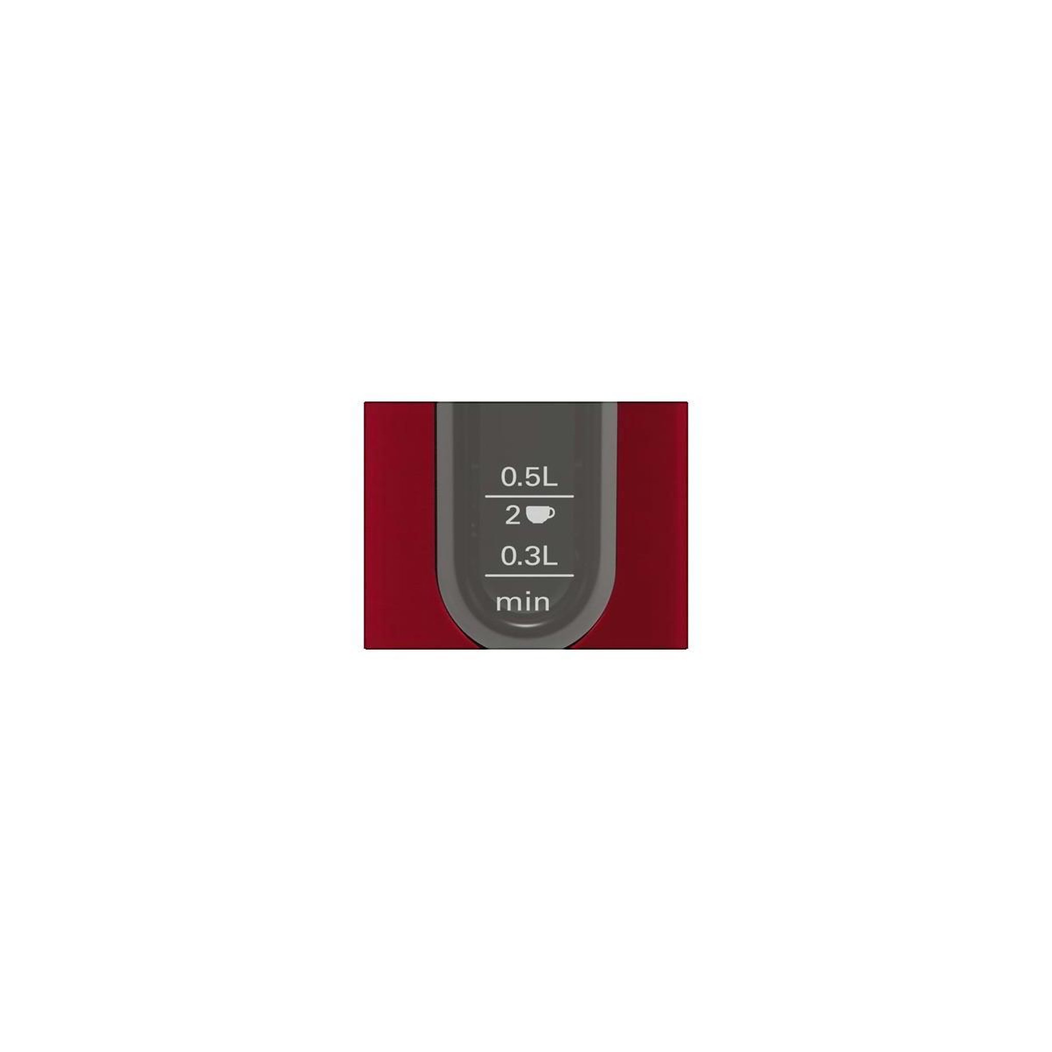 Voir la diapositive 2 : BOSCH Bouilloire Bosch 1,7 l Rouge