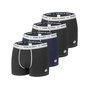 Voir la diapositive 1 : SERGE BLANCO Lot de 4 Boxers coton homme avec surpiqûres Class