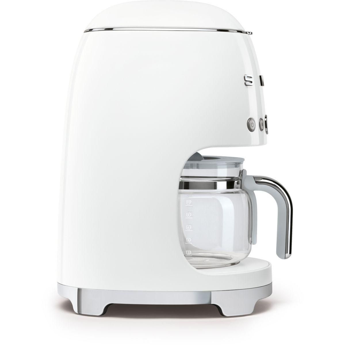 SMEG Cafetière programmable DCF02WHEU blanc