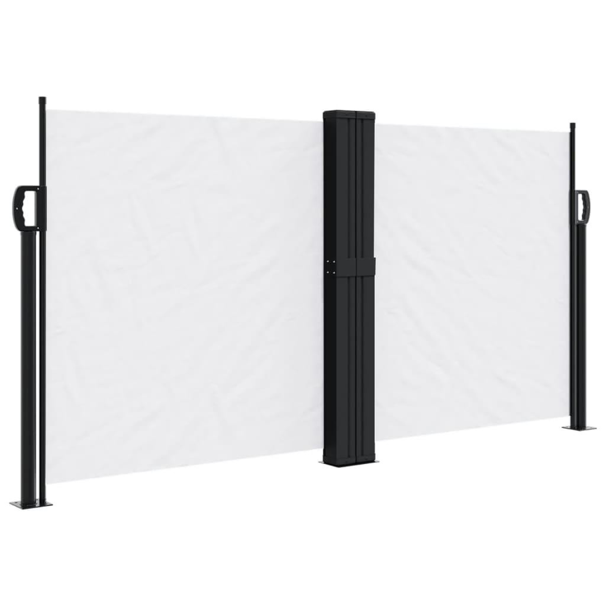 Voir la diapositive 2 : VIDAXL Auvent lateral retractable blanc 120x600 cm