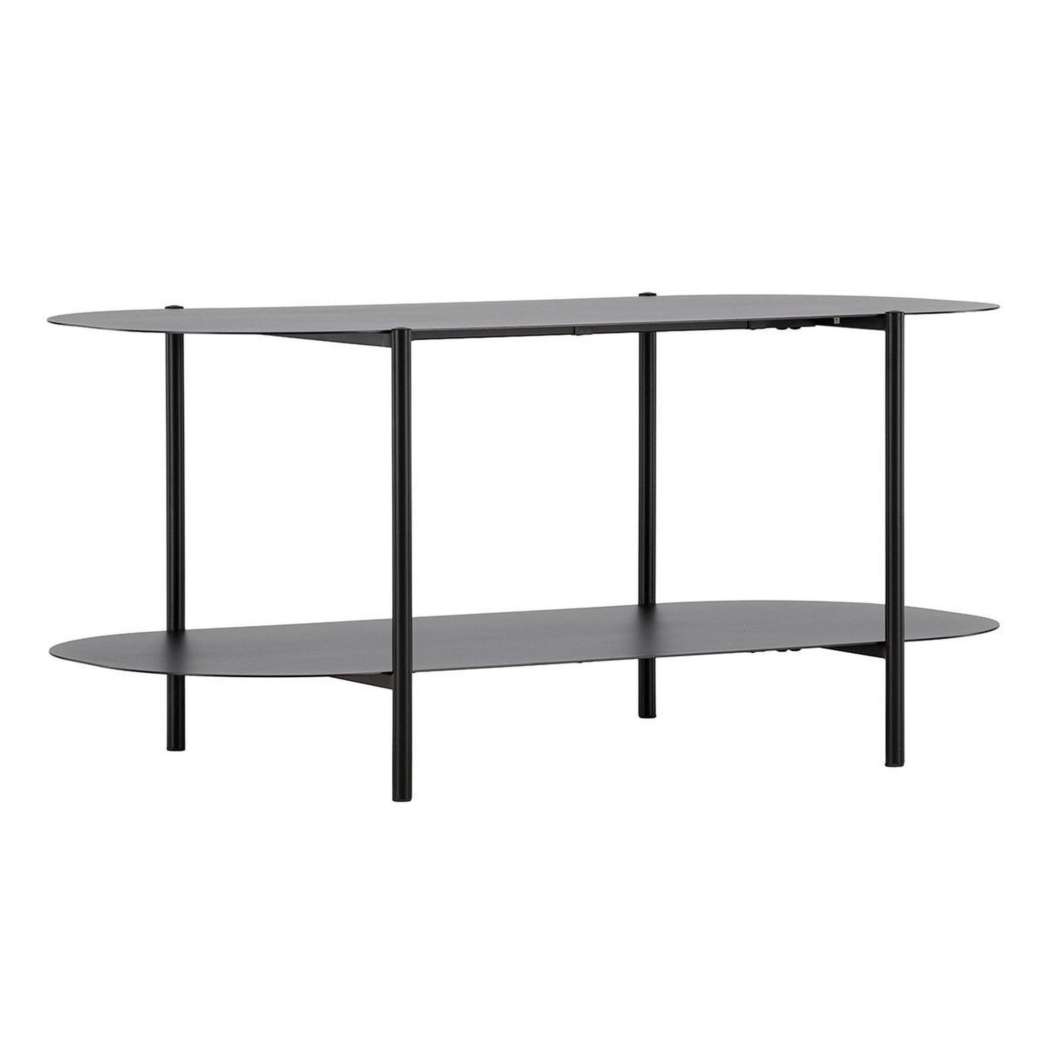 Paris Prix Table basse ovale  recife  100cm noir