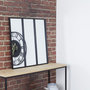 Voir la diapositive 5 : Paris Prix Miroir Mural en Métal Design  Atelier  61cm Noir