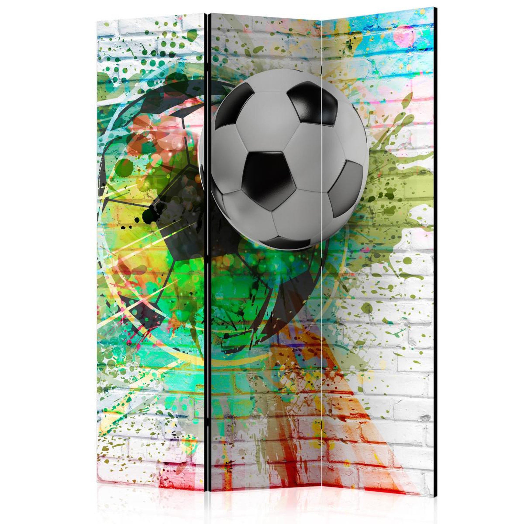 Paris Prix Paravent 3 volets  colourful sport  135x172cm