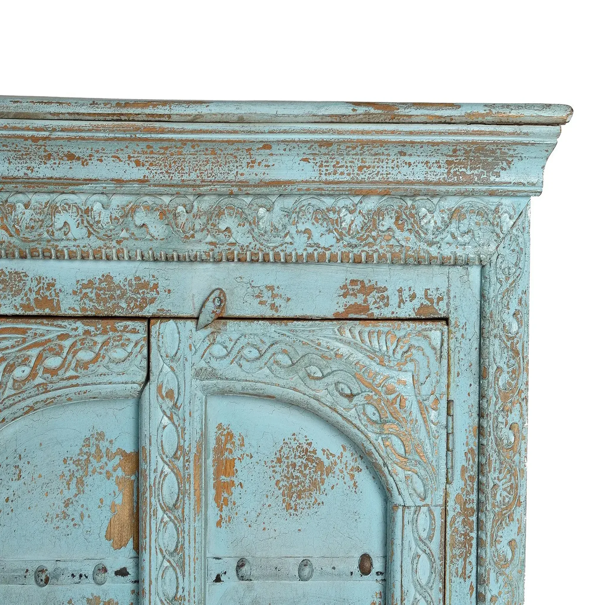 Voir la diapositive 2 : GINER Y COLOMER SL Buffet en bois de manguier 190cm style artisanal ethnique