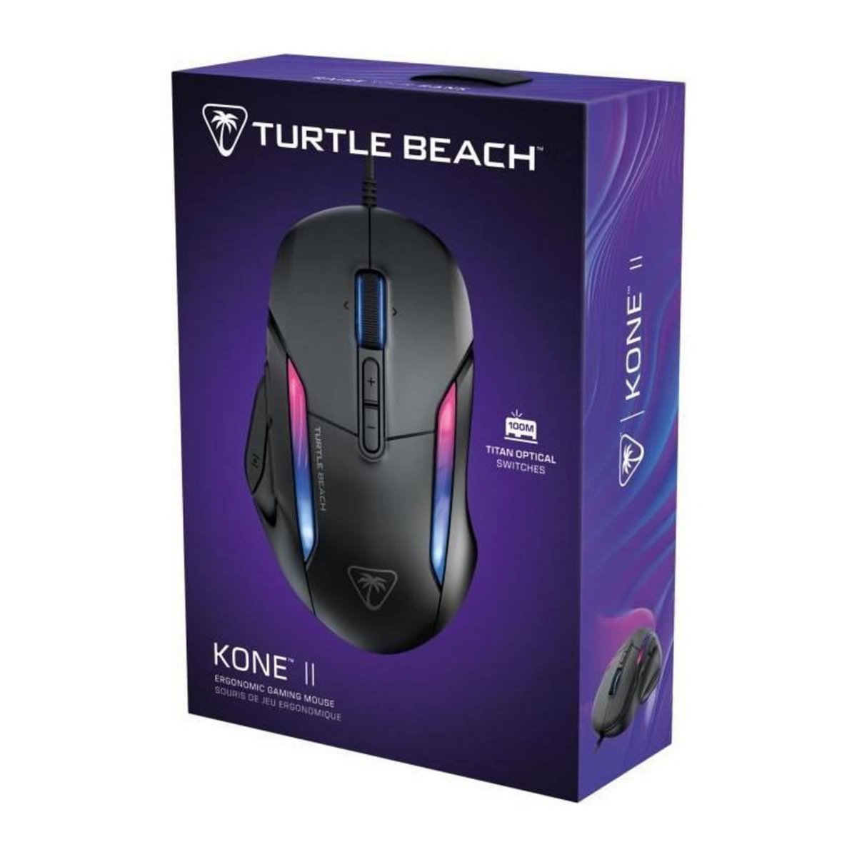 Turtle Beach Souris Gamer Filaire Kone II Noir