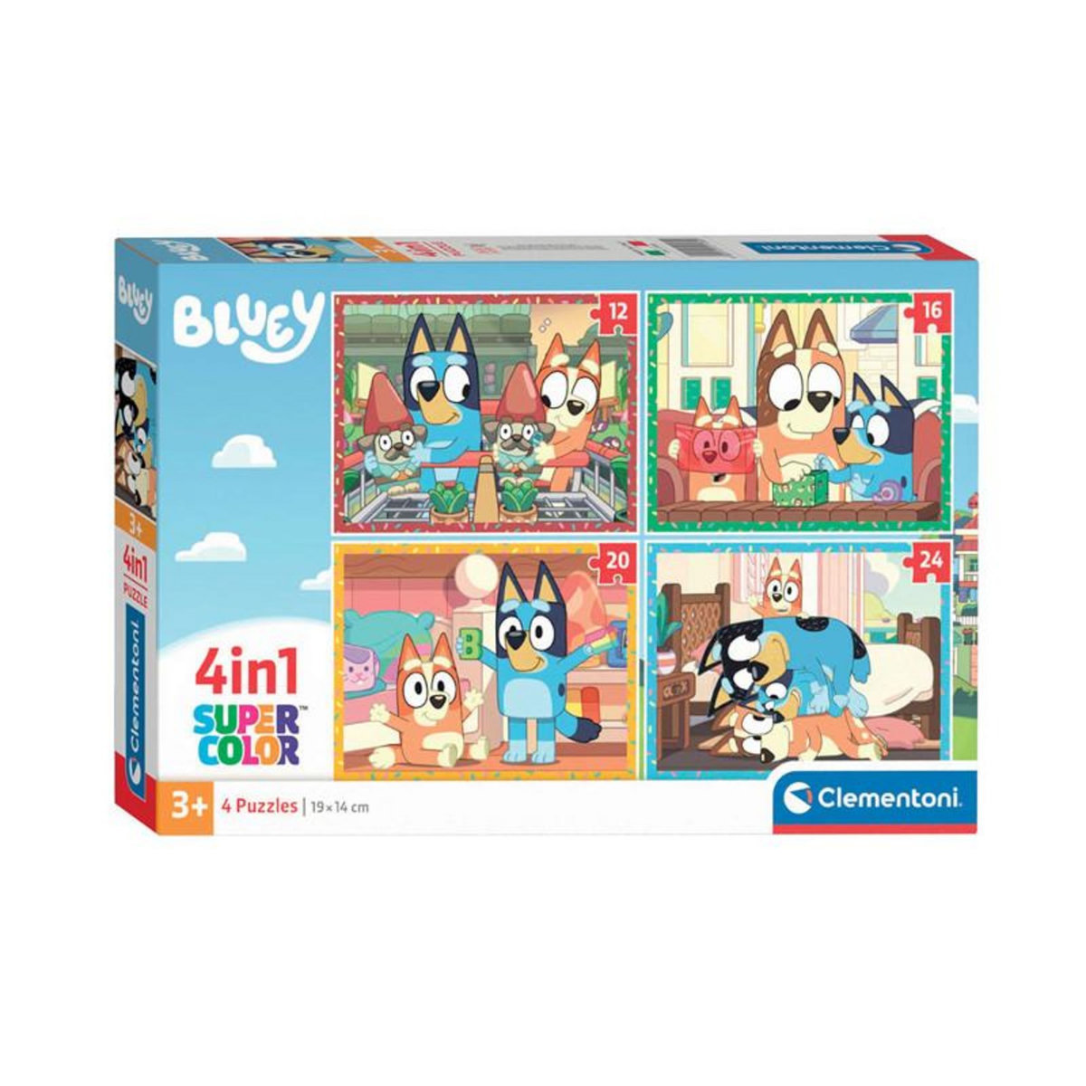 CLEMENTONI Clementoni Jigsaw Puzzle 4in1 Bluey 21530