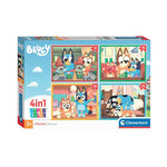 CLEMENTONI Clementoni Jigsaw Puzzle 4in1 Bluey 21530