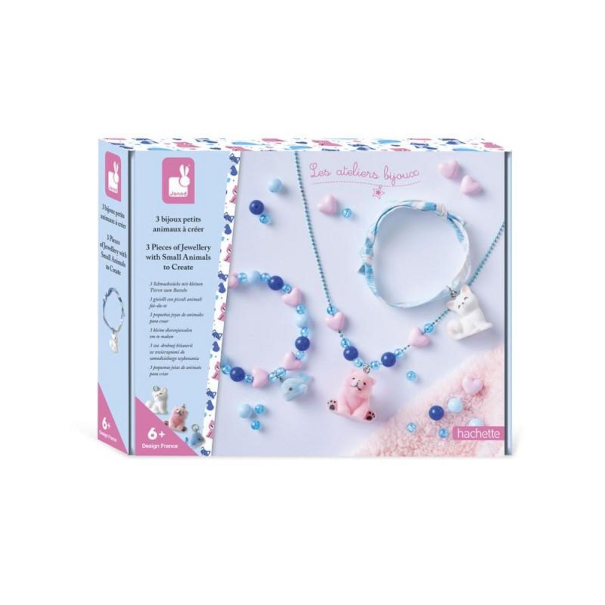 JANOD Jeu créatif Janod 3 Bijoux petits animaux à créer